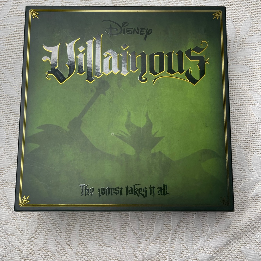 Disney Villainous Board Game - Green & Gold Box